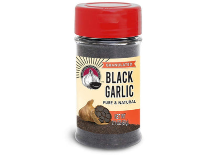 Black Garlic Powder-Granulated (2.1oz) Kosher-Certified - Eastern Shore Products