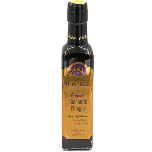dolce nettare organic balsamic vinegar from modena italy "thick & satin smooth"