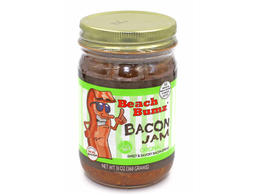 beach bumz bacon jam "mild original" (party size 13 oz. / 368 grams)